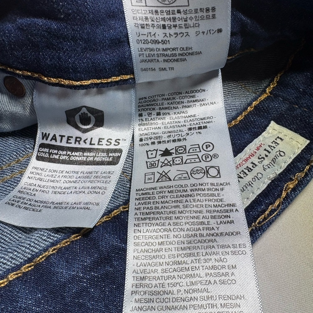 Levi's Men's Dark Blue Slim Jeans - Picture 2 of 16